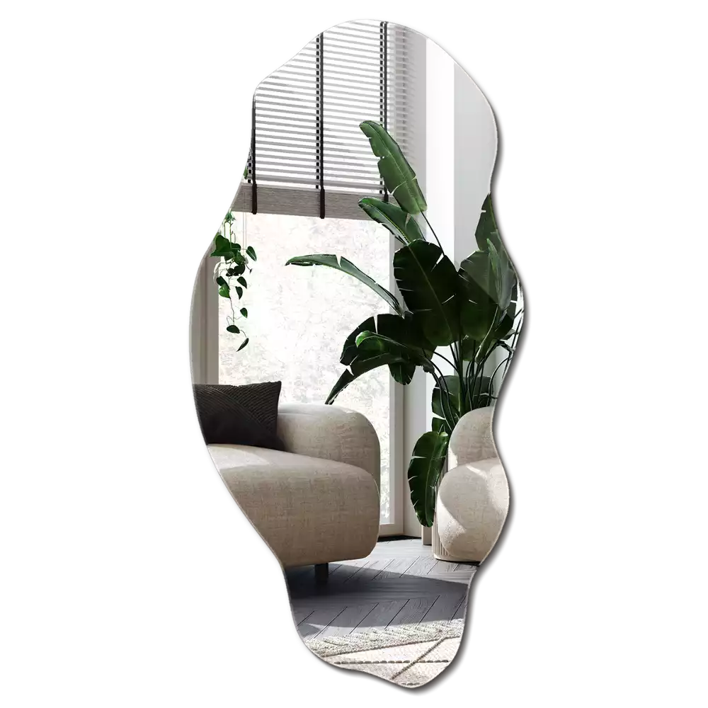 Asymmetrisk spegel sofistikerad form