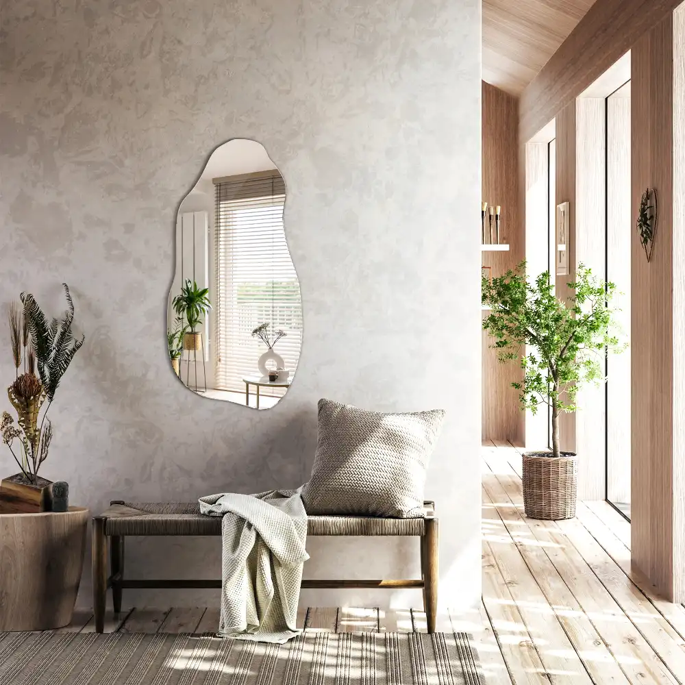 Organisk spegel i form av en fläck