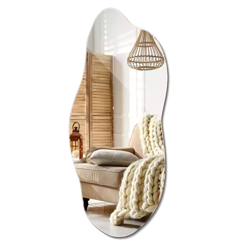 Spegel organisk unik formgivning