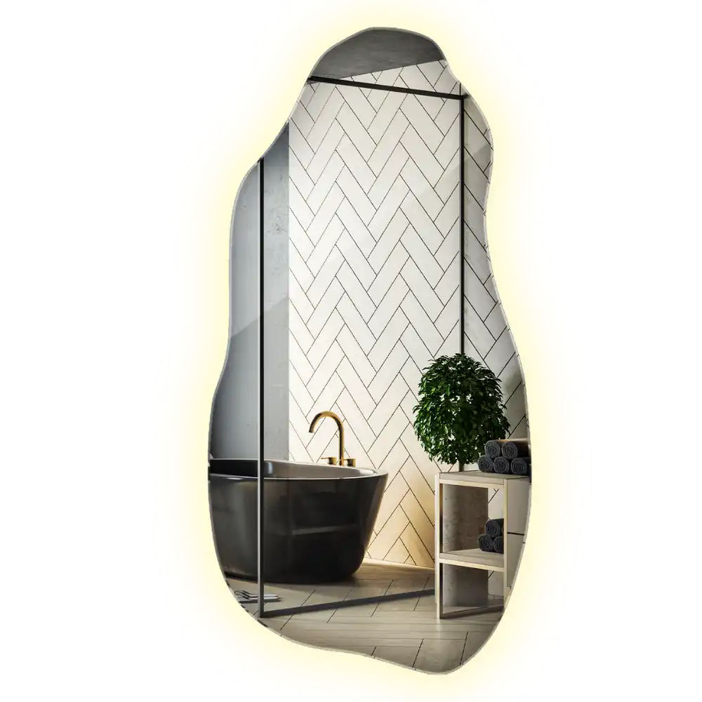 Organisk spegel stilren