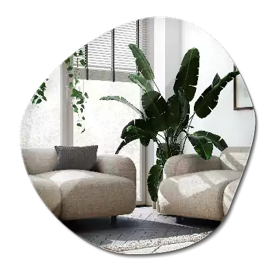 Organisk spegel molnformad