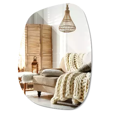 Organisk spegel elegant form