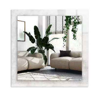 Rektangulär spegel med tryck Grå texturmönster