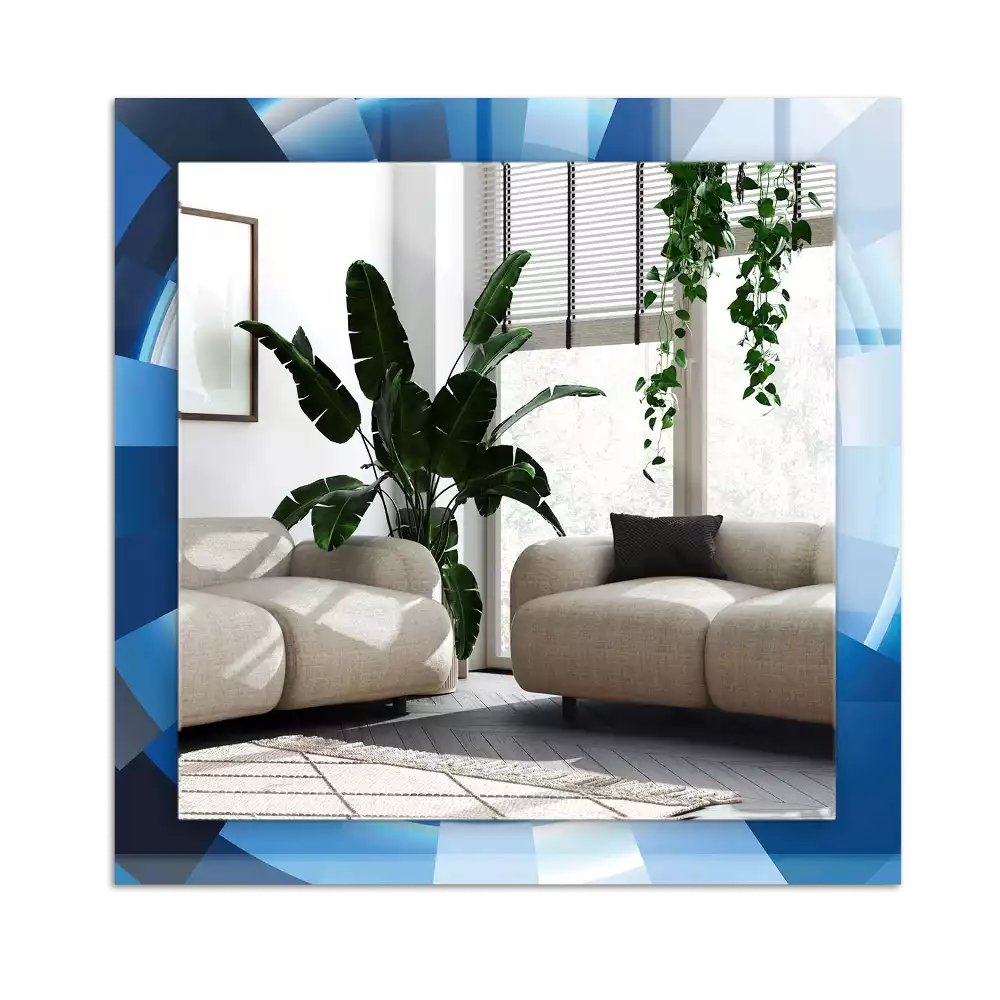 Dekorativ spegel med tryck Abstrakt tunnel