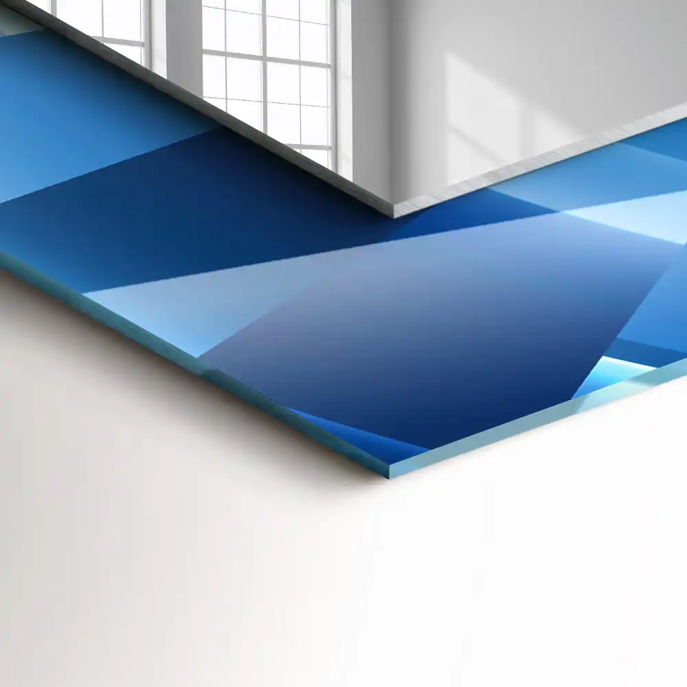 Dekorativ spegel med tryck Abstrakt tunnel