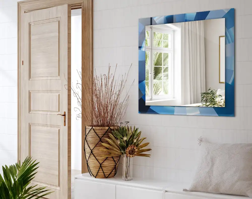Dekorativ spegel med tryck Abstrakt tunnel