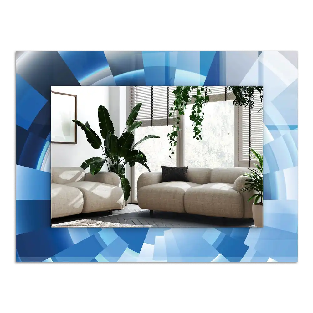 Dekorativ spegel med tryck Abstrakt tunnel