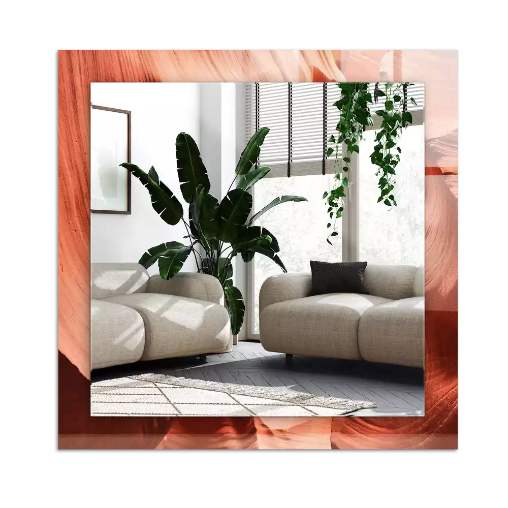 Dekorativ spegel med tryck Desert Canyon Rocks