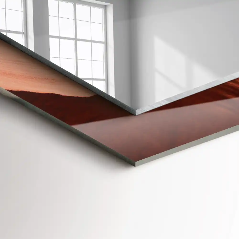 Dekorativ spegel med tryck Desert Canyon Rocks