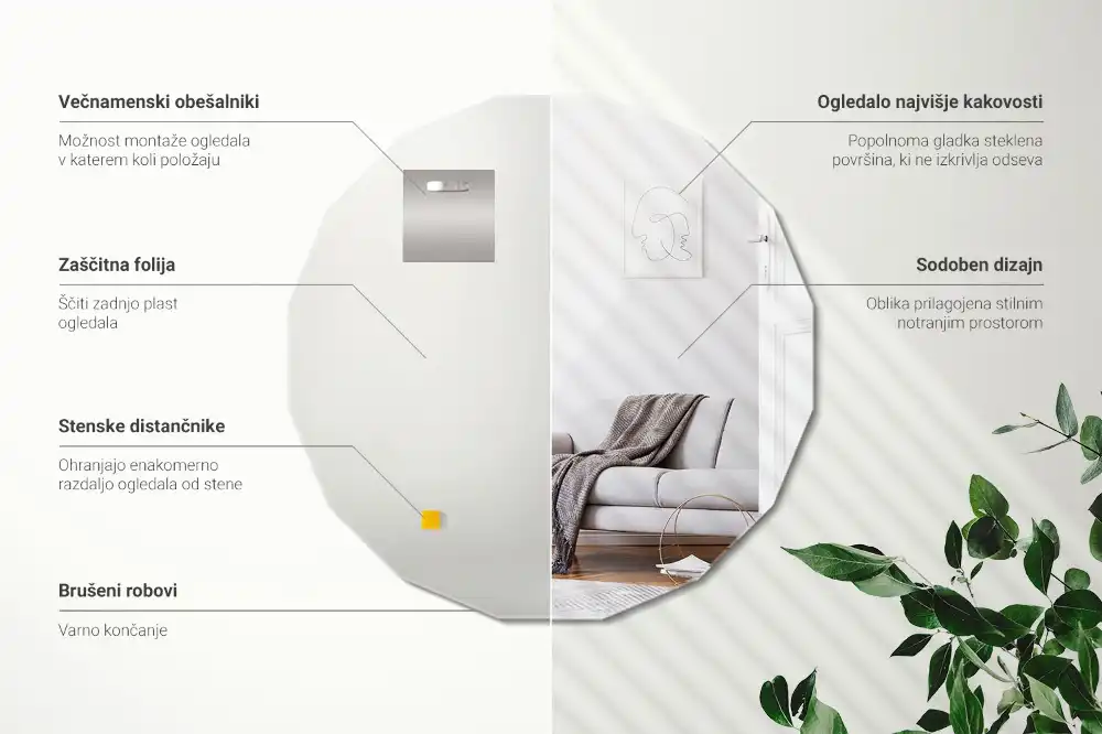 Geometrisk spegel original design