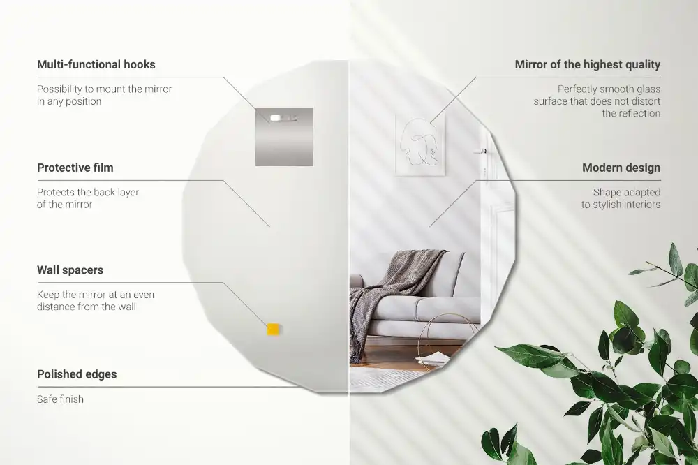 Geometrisk spegel original design