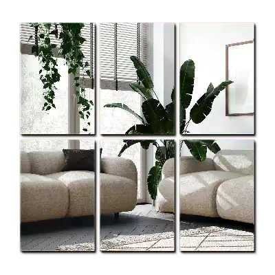 Rektangulära spegelplattor dekorativa