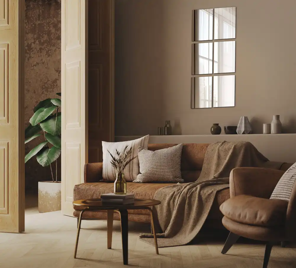 Rektangulära spegelplattor dekorativa