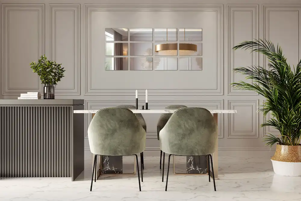 Rektangulära spegelplattor dekorativa